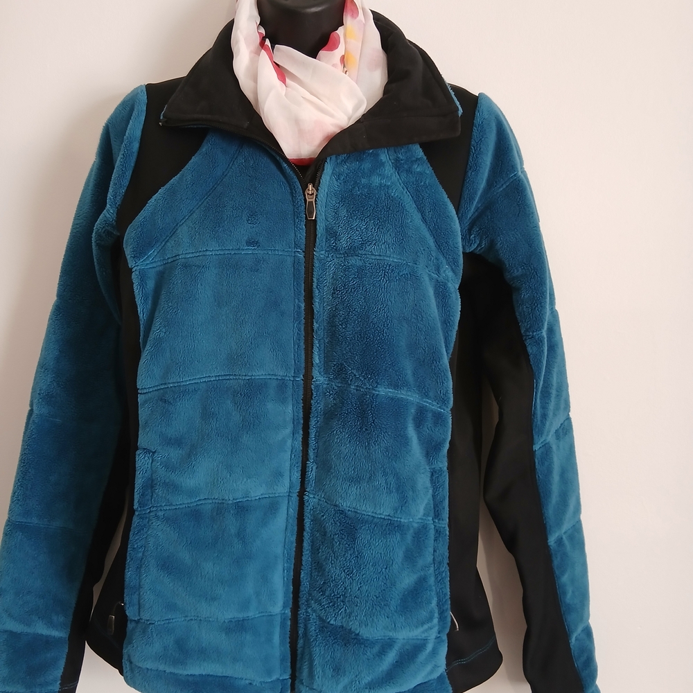 Columbia Black and White Omni-Heat Jacket